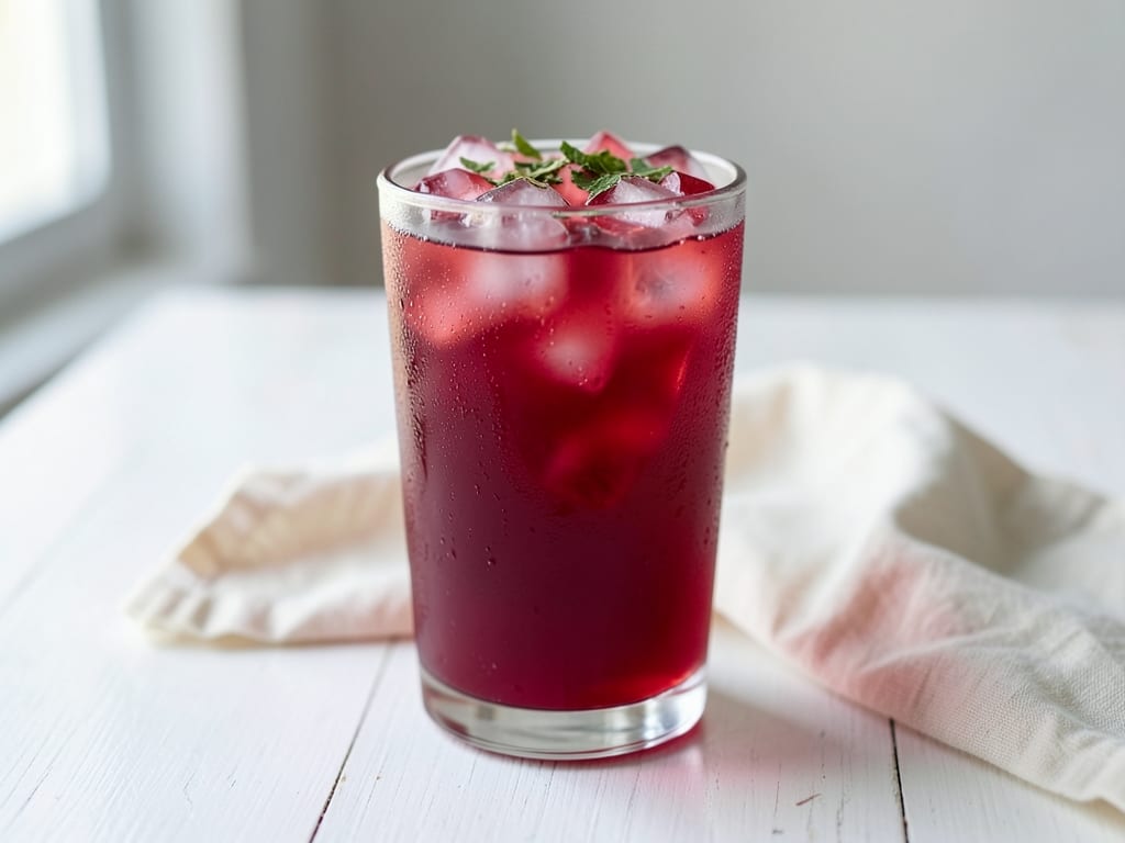 Egyptian Hibiscus Juice (Karkadeh)