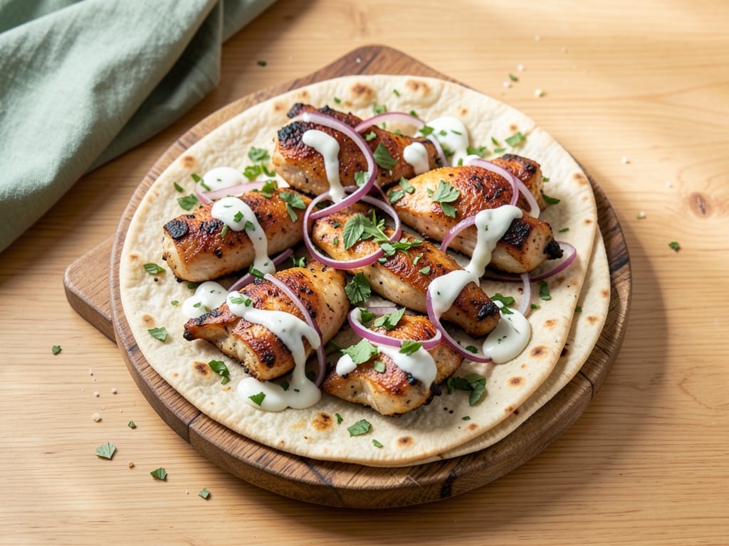 Tandoori Chicken Manakish
