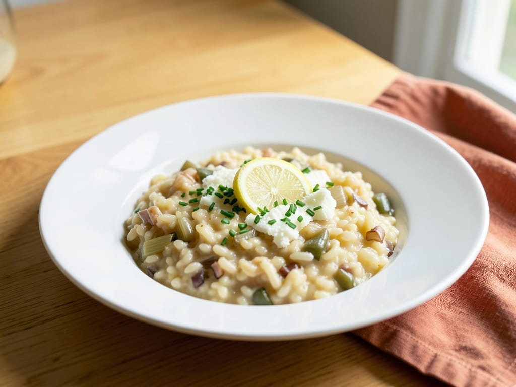 Leek and Gruyère Risotto