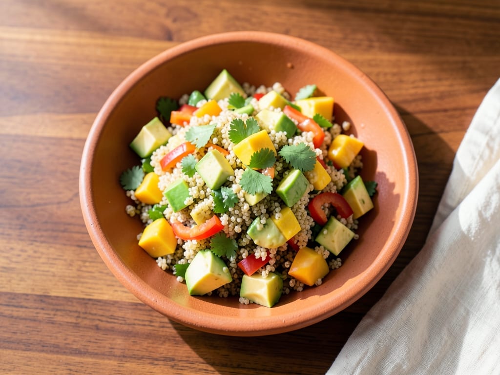 Mango Avocado Quinoa Salad with Lime