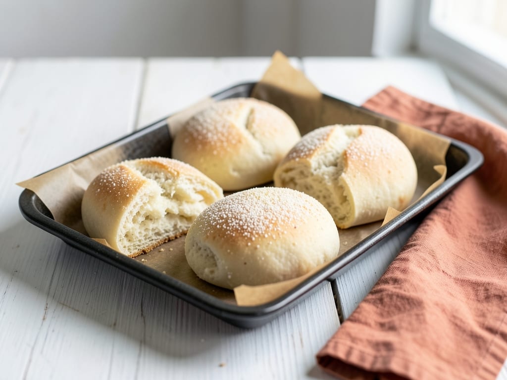Moroccan Batbout Buns