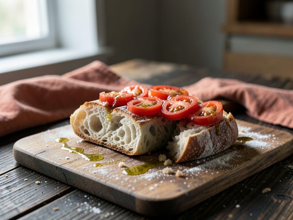 Sourdough Pan con Tomate Toasts