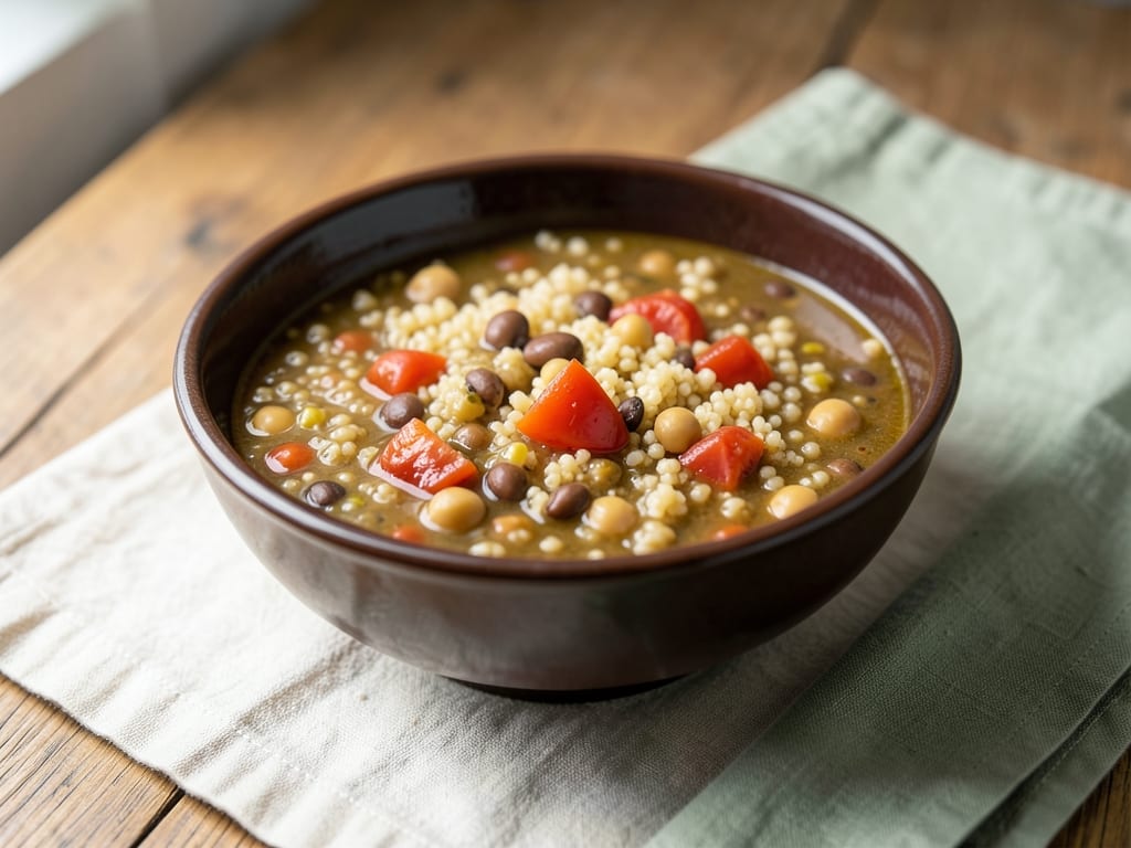 Ramadan Harira Soup with Couscous